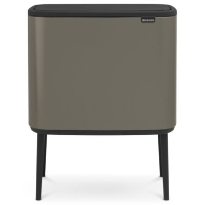 Brabantia Kosz na śmieci Bo Touch Bin 11 l + 23 l platynowy 316142