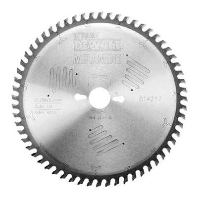 DeWalt Piła tarczowa 250x30mm 60 zębów HDF DT4217