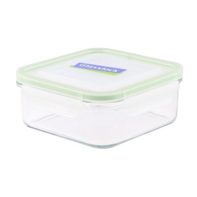 Glasslock Pojemnik kuchenny kwadratowy zielony, 900 ml