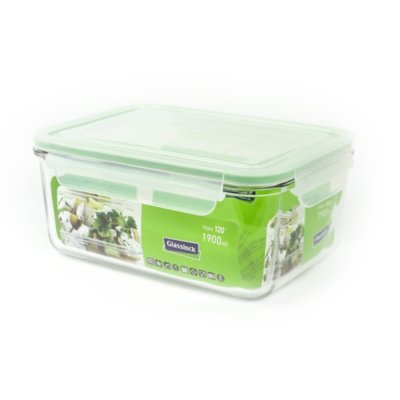 Glasslock Pojemnik kuchenny zielony, 1,9 l