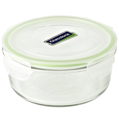 Glasslock Pojemnik kuchenny okrągły zielony, 920 ml