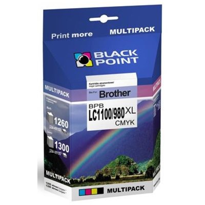 Black Point BPBLC1100/980XLC zamiennik Brother LC1100/980C