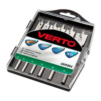 VERTO Zestaw wierteł 60H804