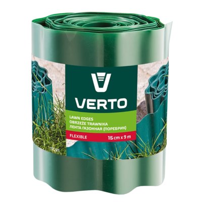 VERTO Obrzeże do trawników VERTO 15G511 Zielony 15 cm x 9 m)
