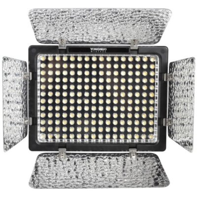 Yongnuo yn160 III  lampa LED zapewnia fotograficzną oświetlenie (192 LED, 5500 K), czarna YN160 III