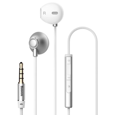 Baseus Encok H06 Srebrne (NGH06-0S)