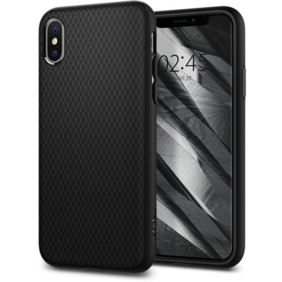 Spigen Liquid Air do iPhone XS Matte Black 063CS25114