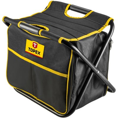 Topex Stołek z torbą monterską 79R447