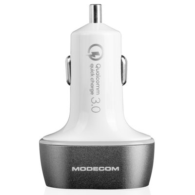 Modecom Ładowarka samochodowa MC-CU3 Quick Charge 3.0 + 2x USB) (ZT-MC-CU3-05)