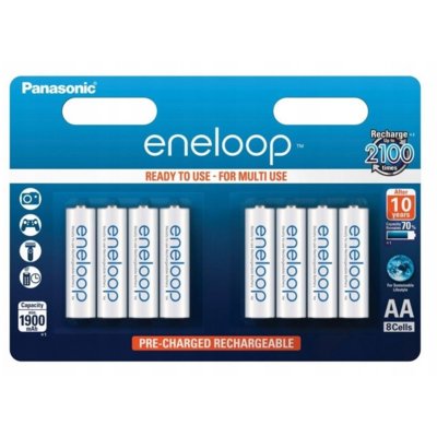 Panasonic Eneloop R6/AA/R6 1900mAh, 8 szt., Blister BK-3MCCE-8BE