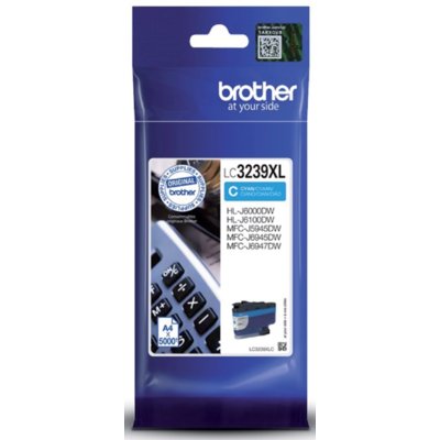 BROTHER Tusz Brother do MFC J5945DW/MFC J6945DW/MFC J6947DW | cyan | 5000str LC3239XLC