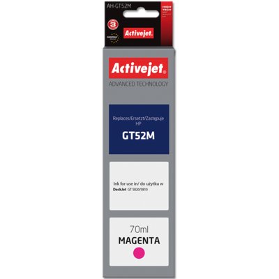 ActiveJet Activejet zamiennik HP GT52M M0H55AE tusz magenta - 70ml