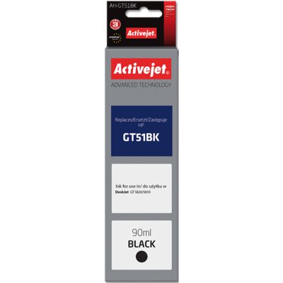 ActiveJet Activejet zamiennik HP GT51BK M0H57AE tusz czarny - 90ml