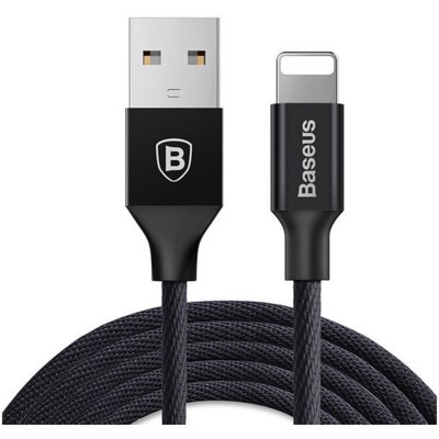 Baseus Kabel USB Baseus Baseus Oryginalny kabel Lightning iPhone Yiven 1,2m Black (25263-uniw)