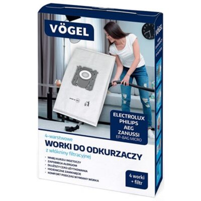 VÖGEL VÖGEL Worek do odkurzacza VÖGEL EP-BAG Micro 4 sztuki)