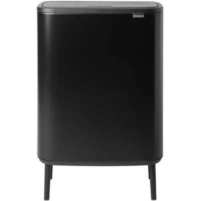 Brabantia Kosz na śmieci Bo Touch Bin Hi 2 x 30 l czarny matowy 130625