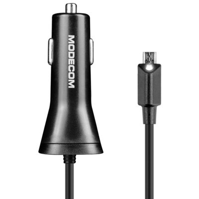 Modecom Ładowarka samochodowa USB MC-KULU ROYAL z kablem microUSB ASMCPLT00000001