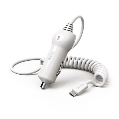 A Plus ŁADOWARKA SAMOCHODOWA MICRO USB 12V 2,4A BIAŁA)