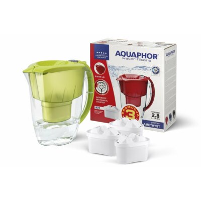 Altom DZBANEK 2,8L AMETHYST+KPL.3 WKŁADÓW FILTRUJĄCYCH B100-25 LIMONKA 4744131013374