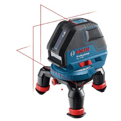 Bosch Laser krzyżowy / Poziomnica GLL 3-50 Professional + LR2 + BM1 + L-Boxx 0601 (601063803)