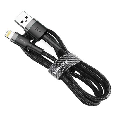 Baseus CAFULE LIGHTNING CABLE 200CM GREY/BLACK