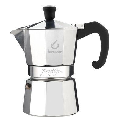 Forever Kaufgut Kaufgut Kawiarka Miss Moka Prestige 3 TZ Srebrny + Nawet 70% taniej!