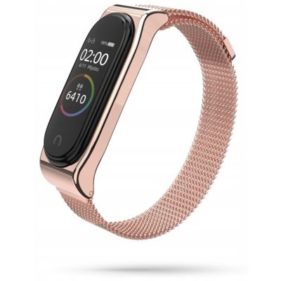 TECH-PROTECT Pasek do Mi Band 3/4 Różowe złoto