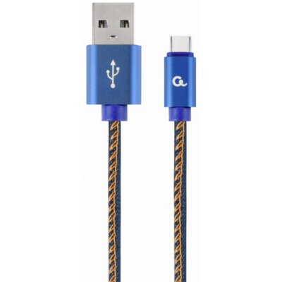 Gembird Kabel USB 2.0 Type C premium jeans 2 m 1_695254