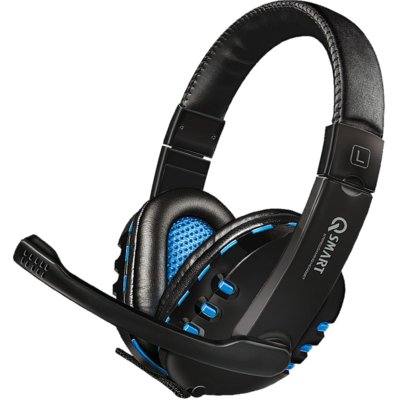 Q-SMART QSHPS004 PS4 Czarno-niebieskie