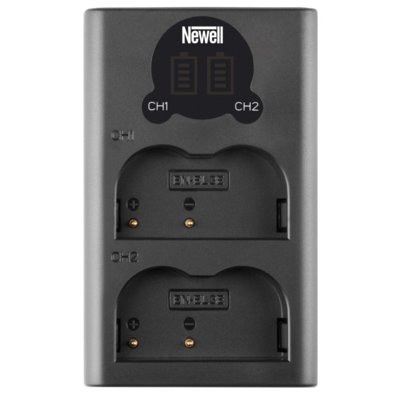 Newell Ładowarka do aparatu Ładowarka dwukanałowa DL-USB-C do akumulatorów EN-EL3e NL2119