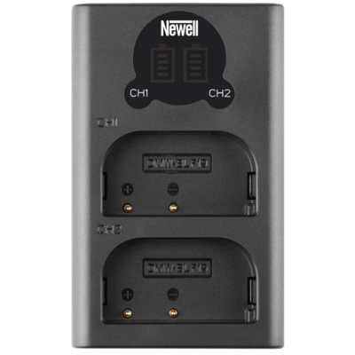 Newell Ładowarka do aparatu Ładowarka dwukanałowa DL-USB-C do akumulatorów DMW-BLF19 NL2116