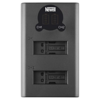 Newell Ładowarka do aparatu Ładowarka dwukanałowa DL-USB-C do akumulatorów AABAT-001 NL2115