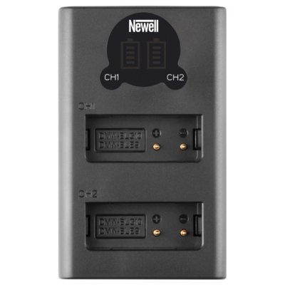 Newell Ładowarka do aparatu Ładowarka dwukanałowa DL-USB-C do akumulatorów DMW-BLG10 NL2111