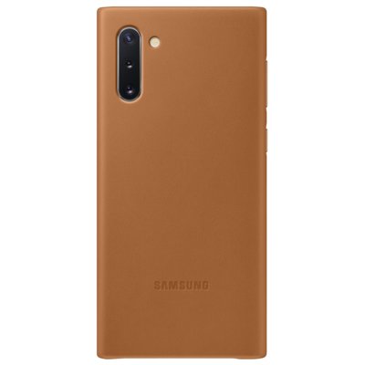 Samsung Etui Leather Cover Galaxy Note 10 Brązowy (EF-VN970LAEGWW)