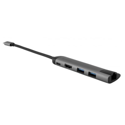 Verbatim Hub USB Verbatim Multi Port 2x USB 3.0 USB-C 3.1 HDMI 4K RJ45 49141