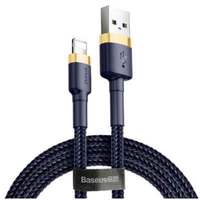 Baseus Kabel cafule CALKLF-CV3 USB Lightning 2m kolor granatowy