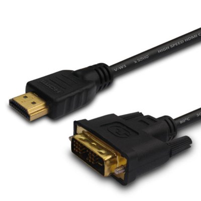 Savio Kabel HDMI DVI 1.8 m + Nawet do 50% RABATU na najtańszy produkt w sklepie stacjonarnym!