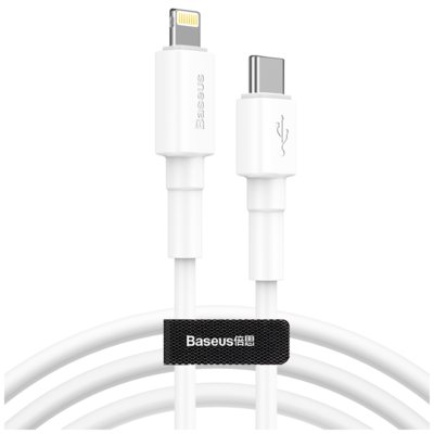 Baseus Mini White USB C Lightning 1m CATLSW-02 baseus_20190827121728