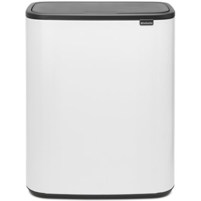 Brabantia Kosz na śmieci Bo Touch Bin 2 x 30 l biały 221408