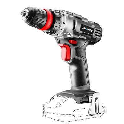 Graphite Wiertarko-wkrętarka akumulatorowa Energy+ 18V, Li-Ion, zdejmowany uchwyt 10 mm, bez akumulatora TOP-58G022