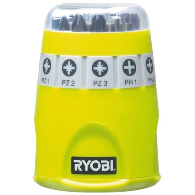 RYOBI Zestaw bitów 10 szt.