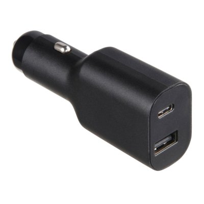 HAMA USB-C-ładowarka do gniazda zapalniczki samochodowej, z funkcją Power Delivery (2-krotnie: USB-A i typu C/Thunderbolt 3, 5 20 V/70 W, odpowiedni do samochodów osobowych/ciężarowych/do samochodów 000541 (00054177)