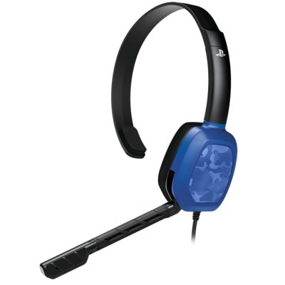 PDP Headset LvL.1 czarno-niebieskie (CAMO 051-031-EU-BCAM)