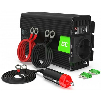 Green Cell Green Cell Przetwornica napięcia 12V na 230V 300W/600W