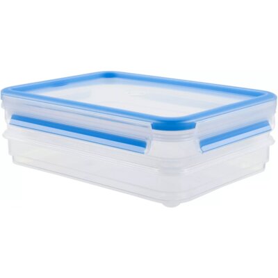 Tefal Zestaw 2 pojemników prostokątnych MASTERSEAL 2x0.6l K3028812