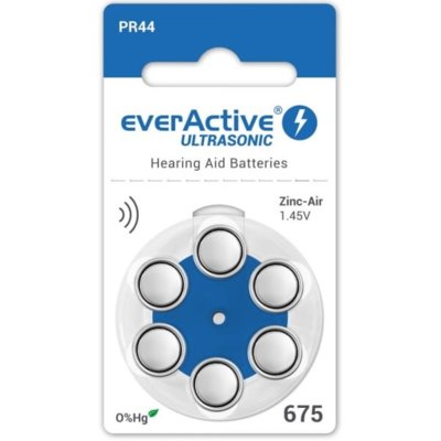 everActive 6 x baterie do aparatów słuchowych everActive ULTRASONIC 675 EVS11