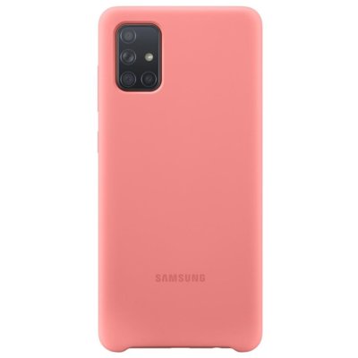 Samsung Silicone Cover do Galaxy A71 Różowy (EF-PA715TPEGEU)