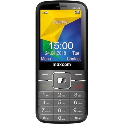 Maxcom MM144 Dual Sim Szary