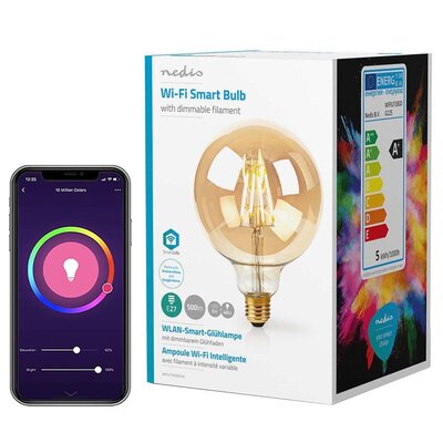 NEDIS Żarówka LED NEDIS WIFILF10GDG125