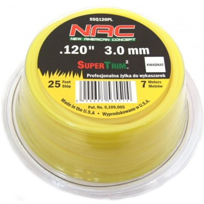 NAC Żyłka tnąca 3,0 mm KWADRAT